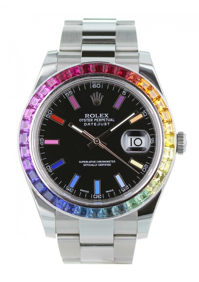 rolex rainbow datejust