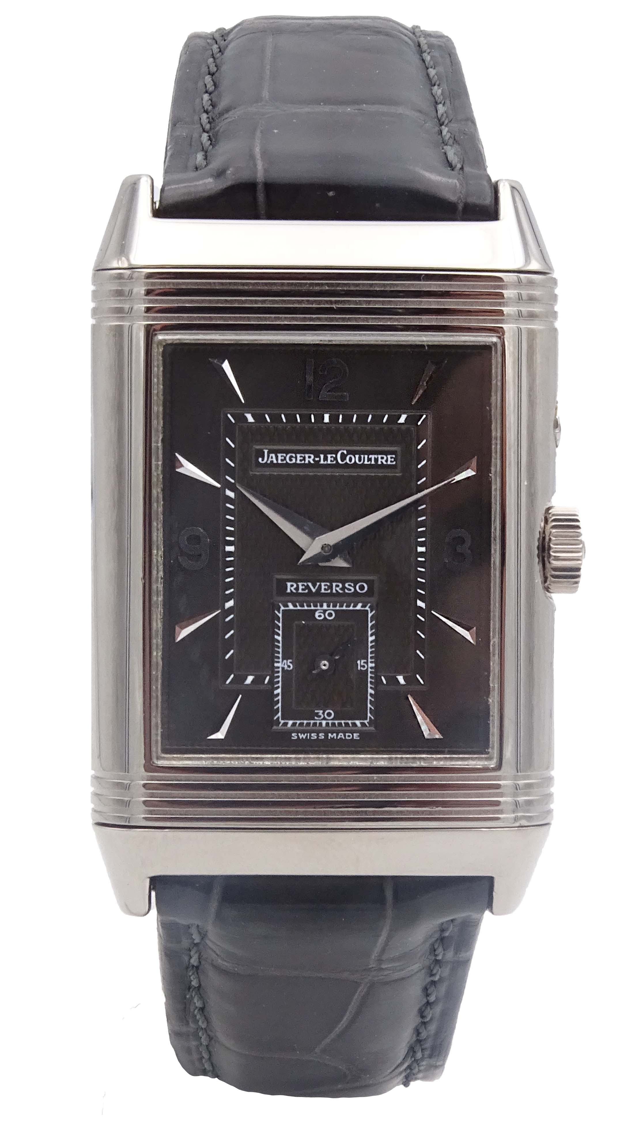 Jaeger Lecoultre Reverso Duoface Day Night Salmon 18K 270.3.54 270