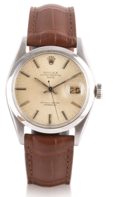 rolex brown band