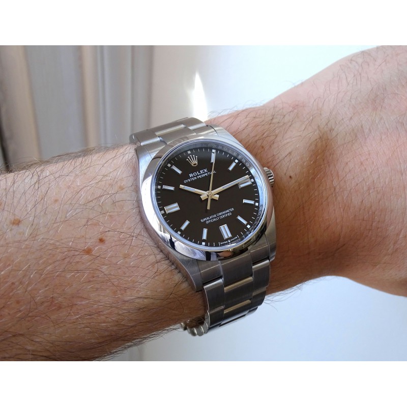 rolex oyster perpetual 36 black