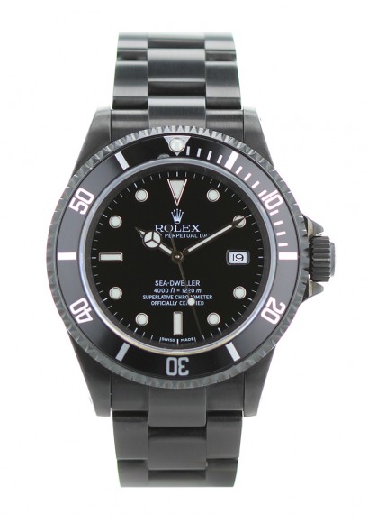 rolex custom black