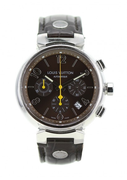Louis Vuitton Pre-owned Louis Vuitton Tambour Chronograph Quartz