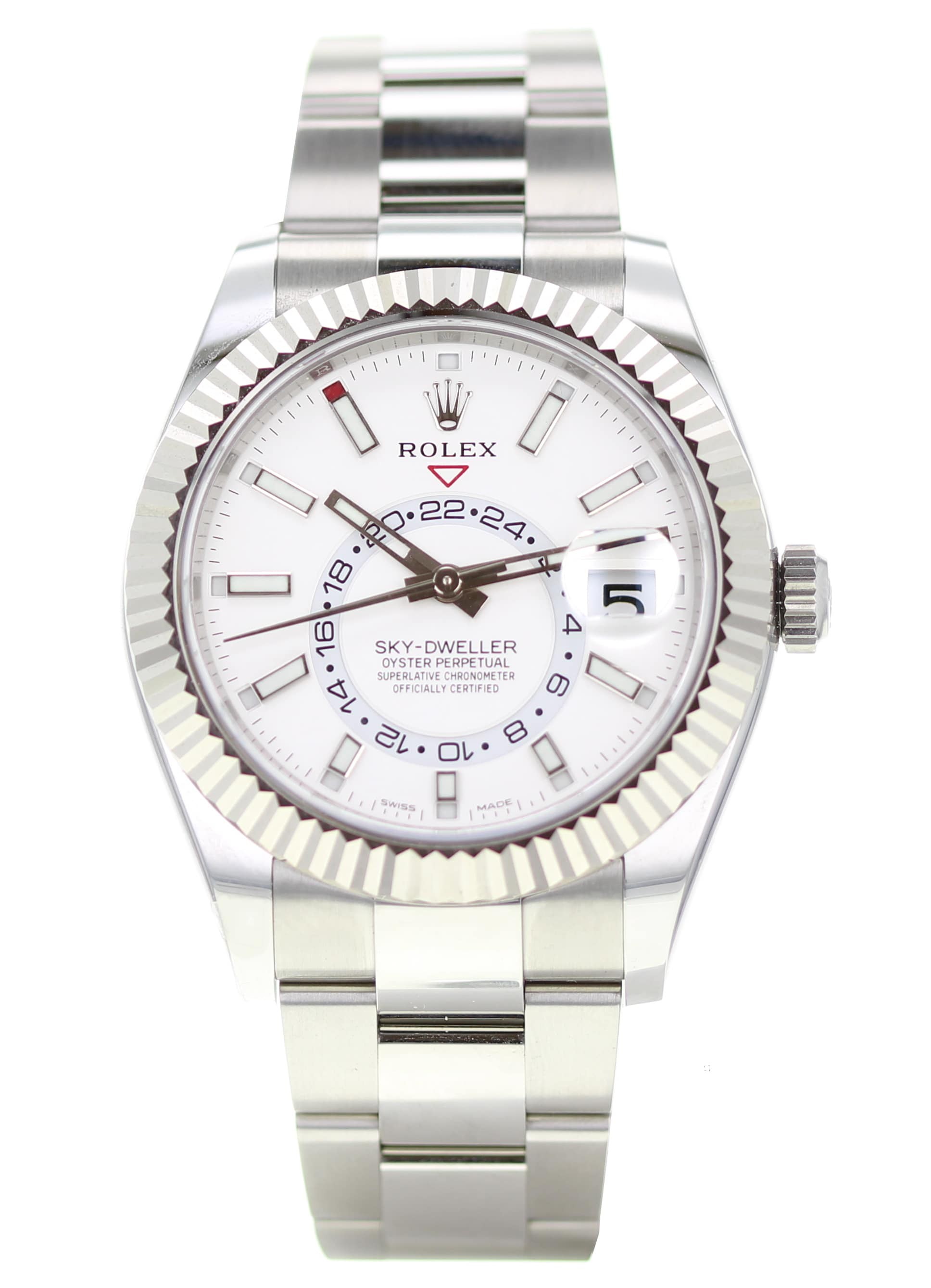 Rolex sky dweller hot sale acciaio usato