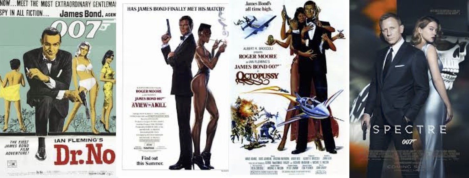 James Bond affiches